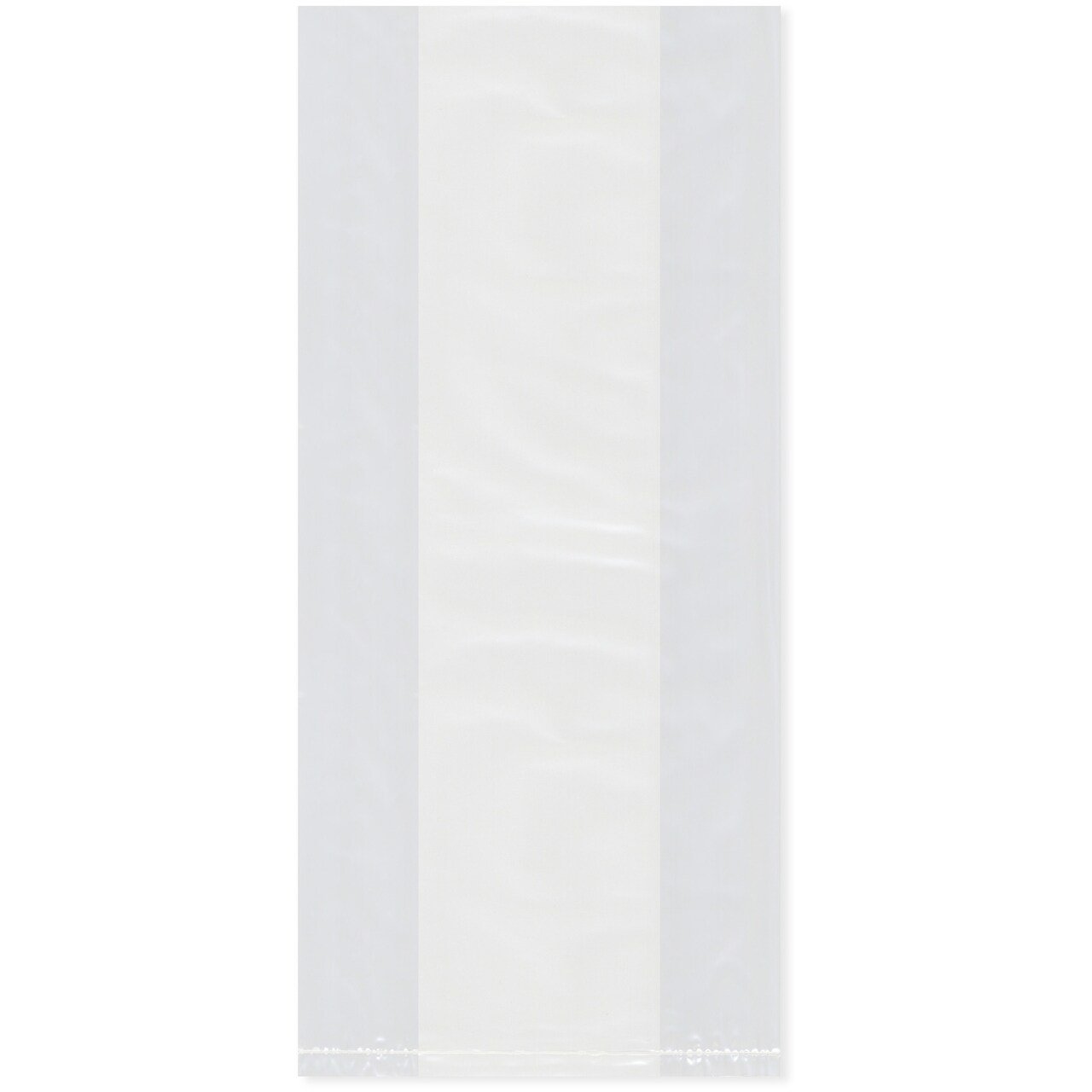 Plymor 6" x 3" x 12" (Pack of 100), 1 Mil Gusseted Plastic Bags